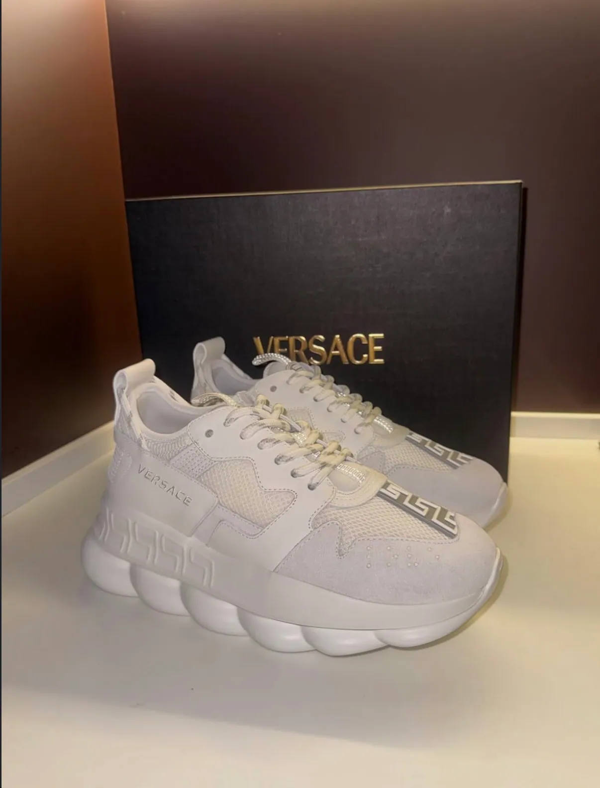Versace Chain Reaction White