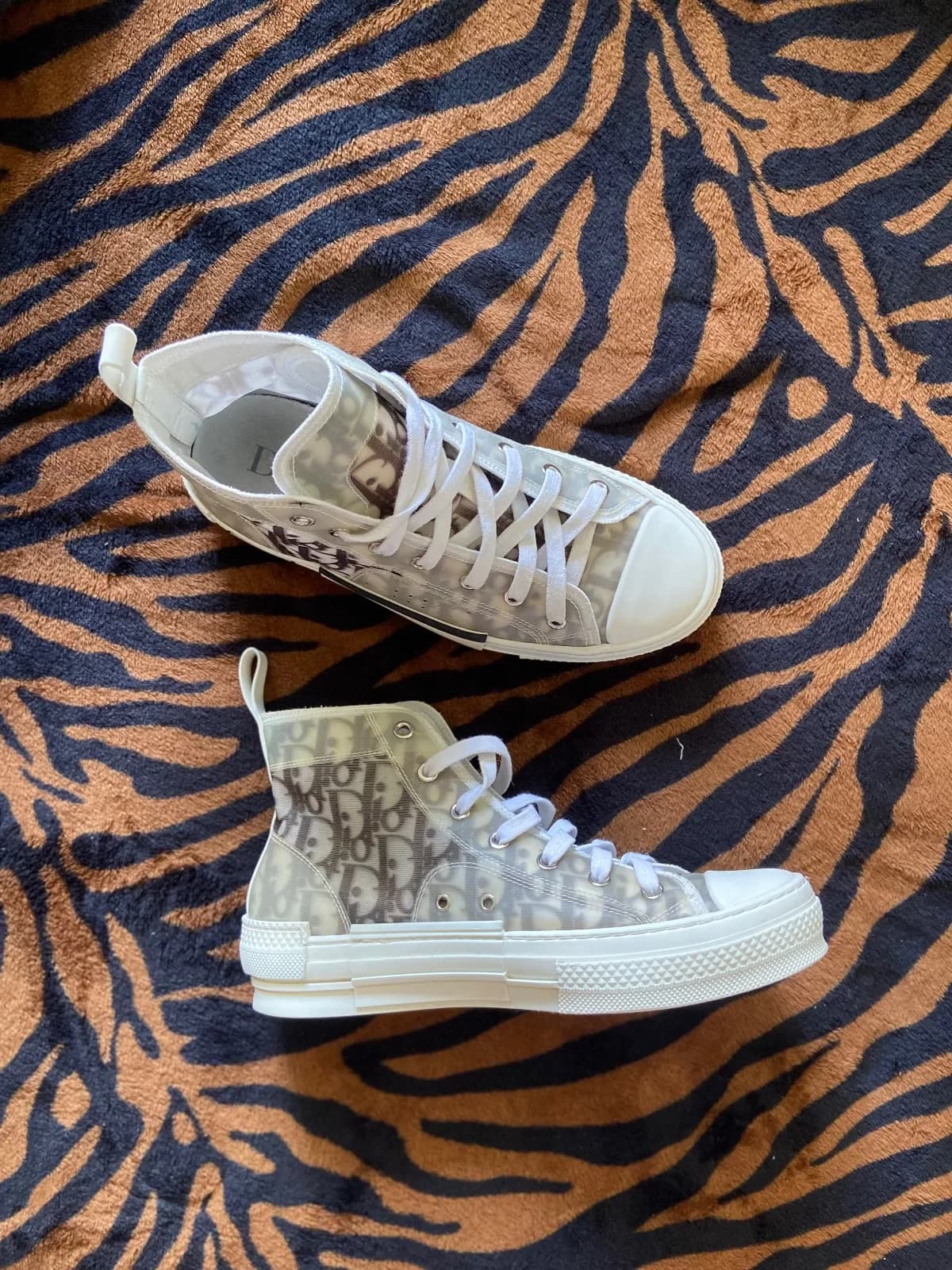 Dior B23 High Top Logo Oblique - imaginea 3