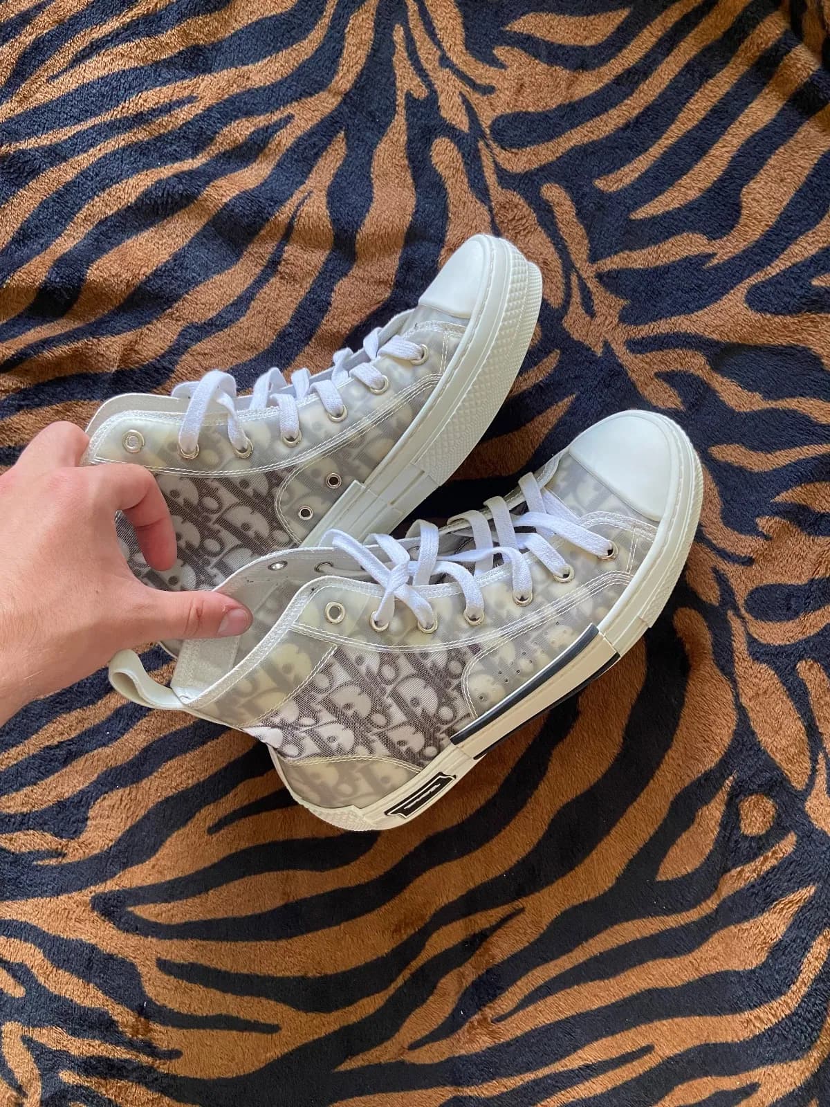Dior B23 High Top Logo Oblique - imaginea 5