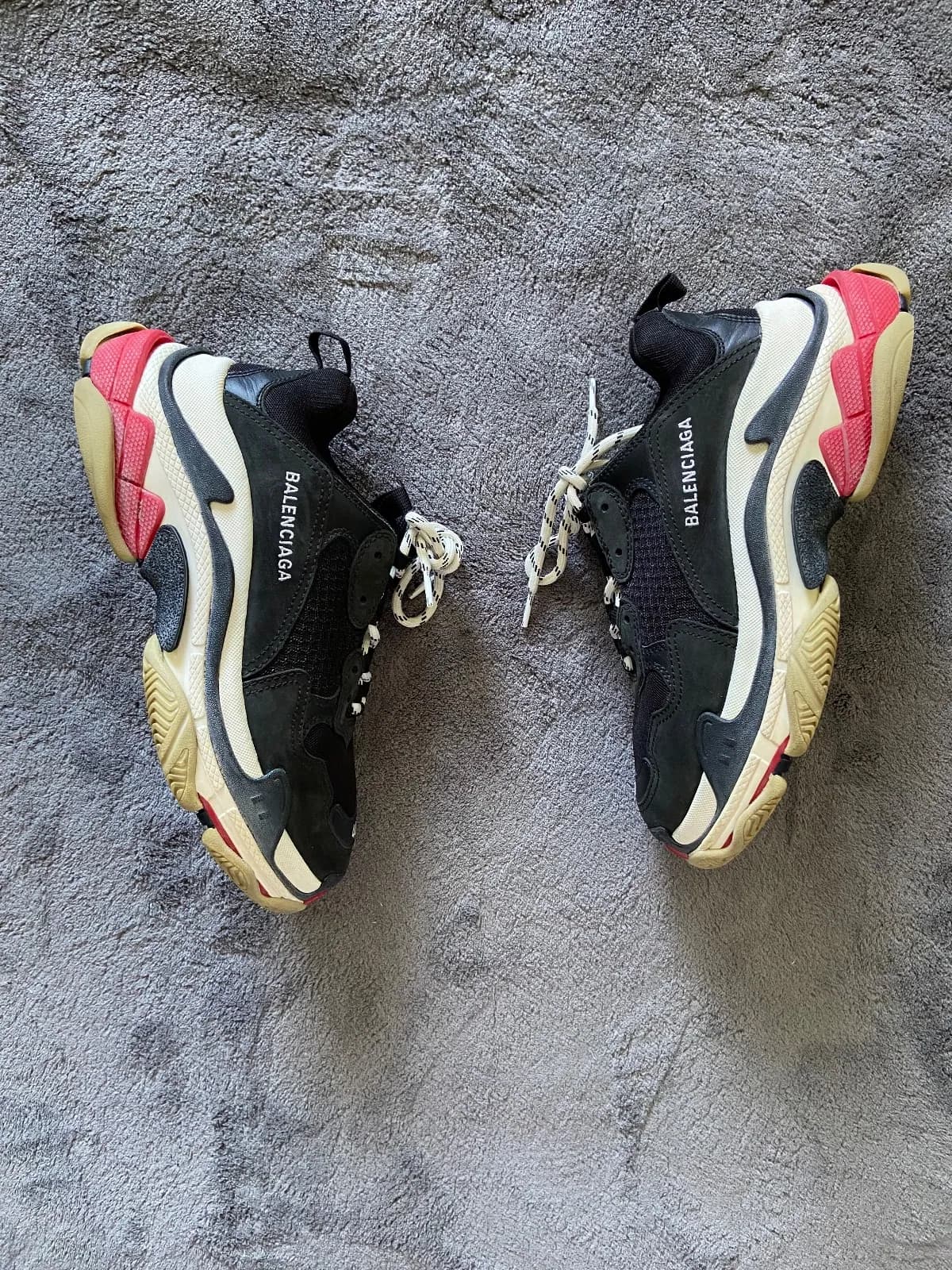 Balenciaga Triple S Black - imaginea 2
