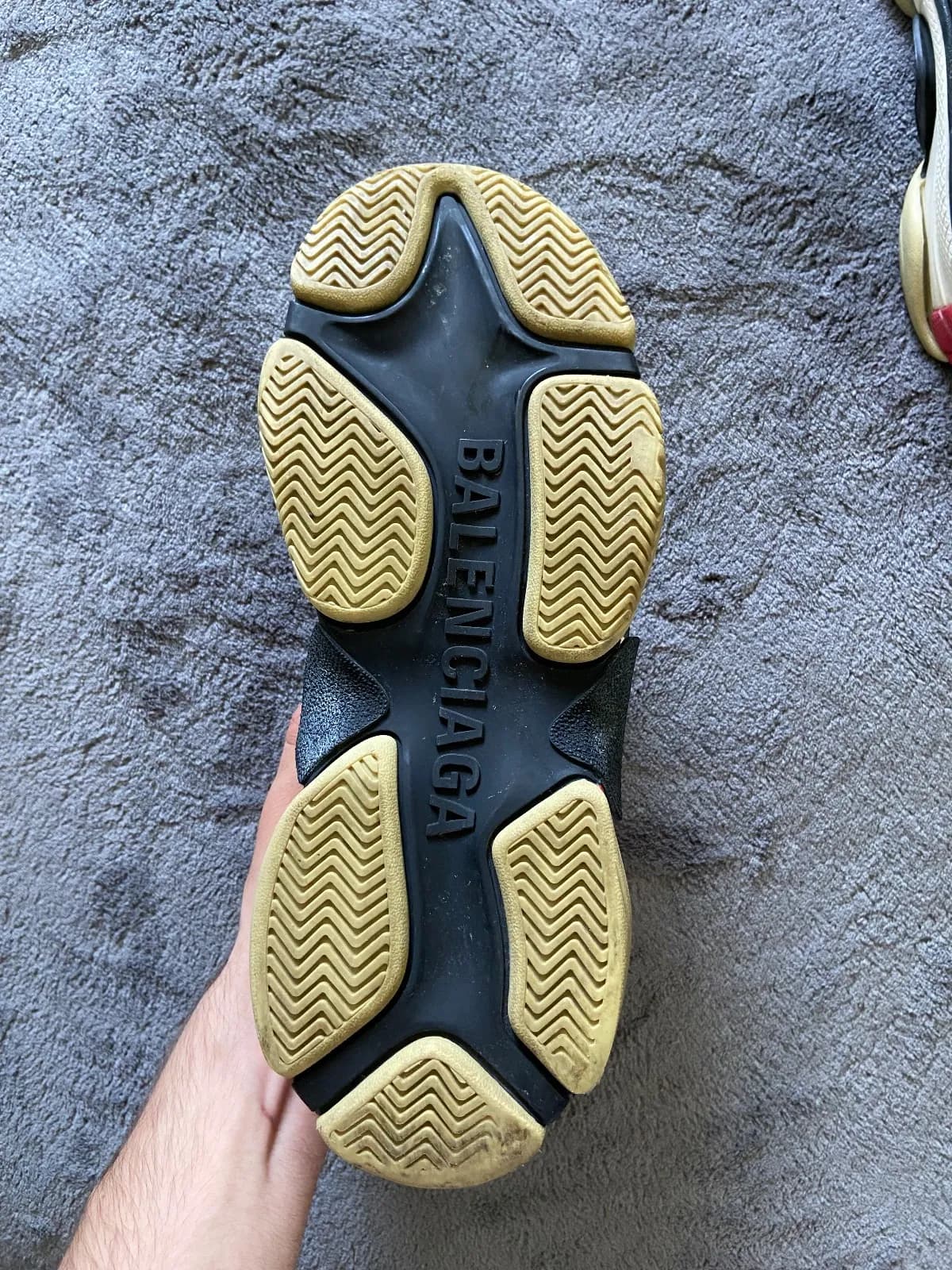 Balenciaga Triple S Black - imaginea 5