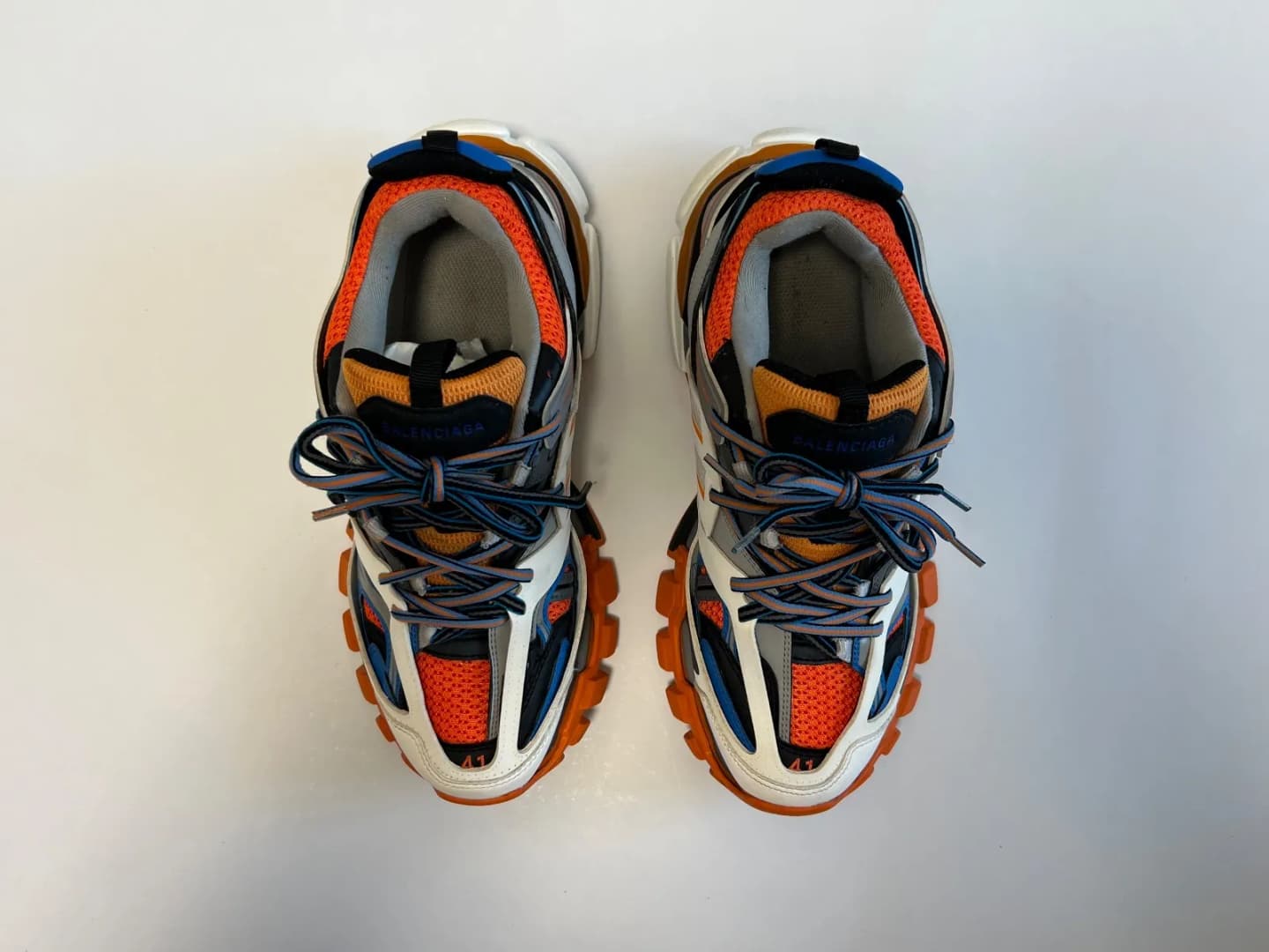Balenciaga Track White / Orange - imaginea 3