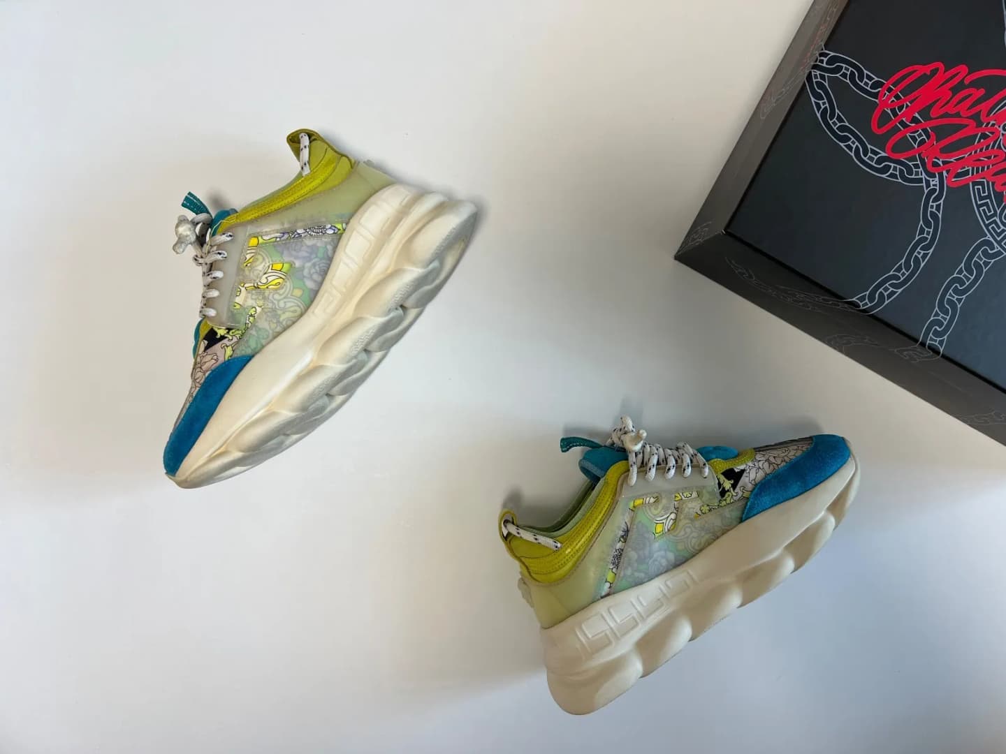 Versace Chain Reaction Black / Multi - imaginea 2