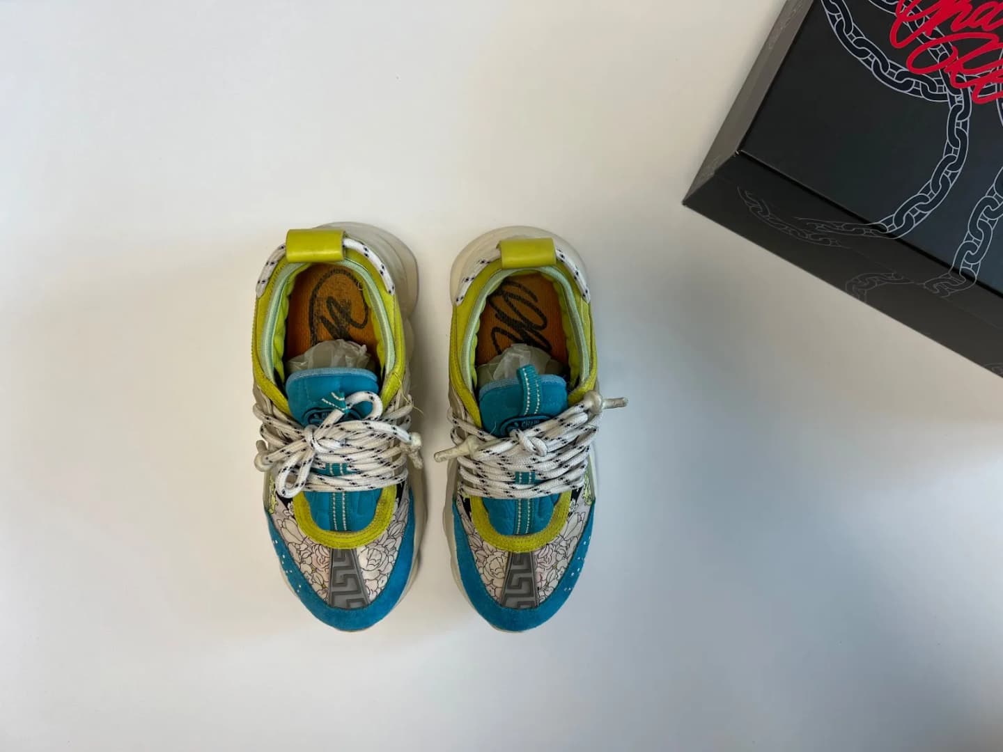 Versace Chain Reaction Black / Multi - imaginea 3