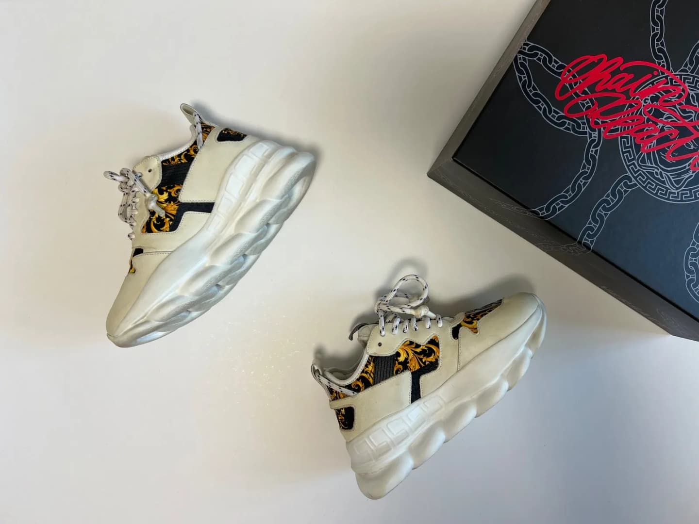 Versace Chain Reaction Black / Multi - imaginea 2