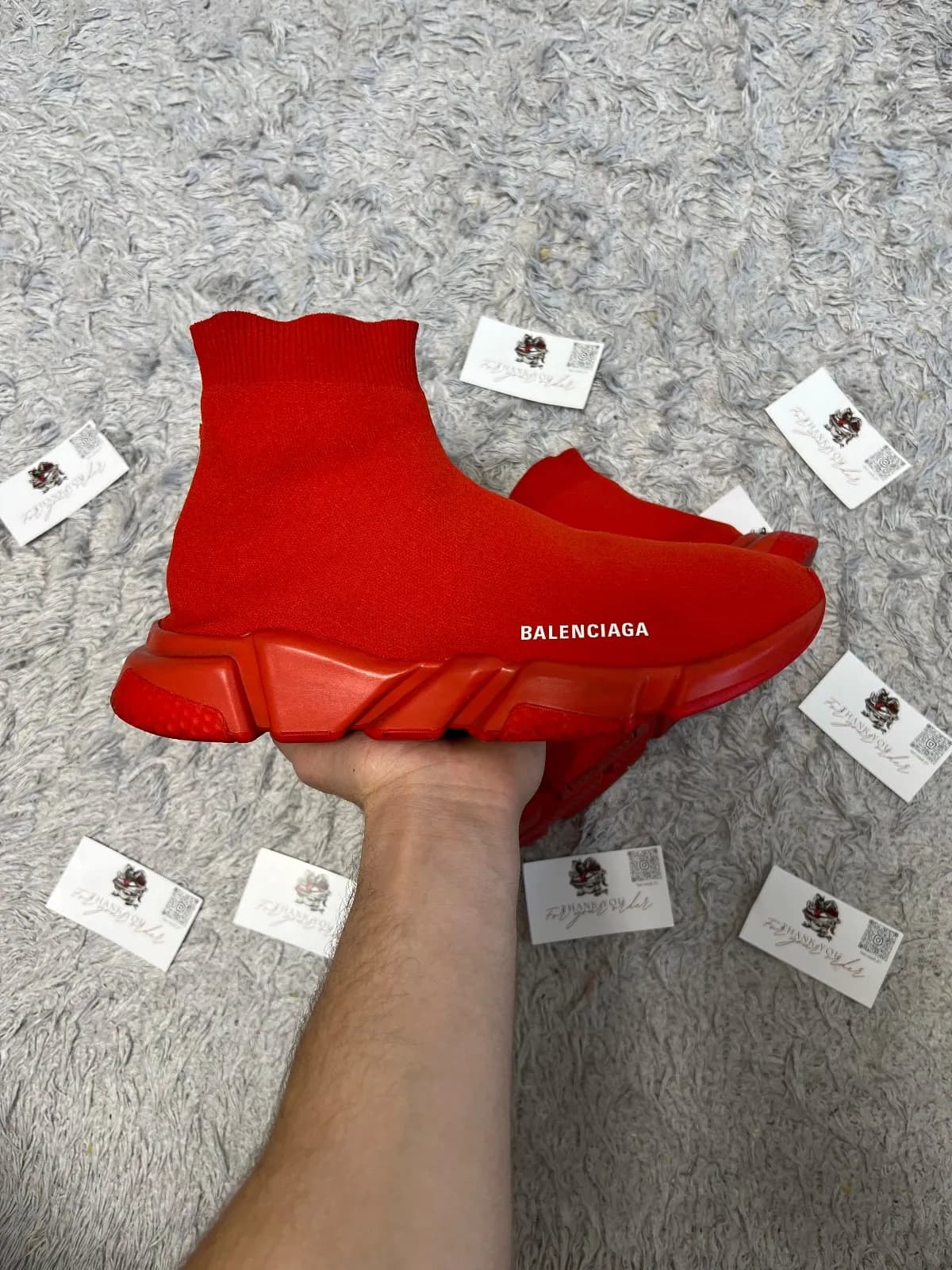 Balenciaga Speed Trainer Black / White - imaginea 2