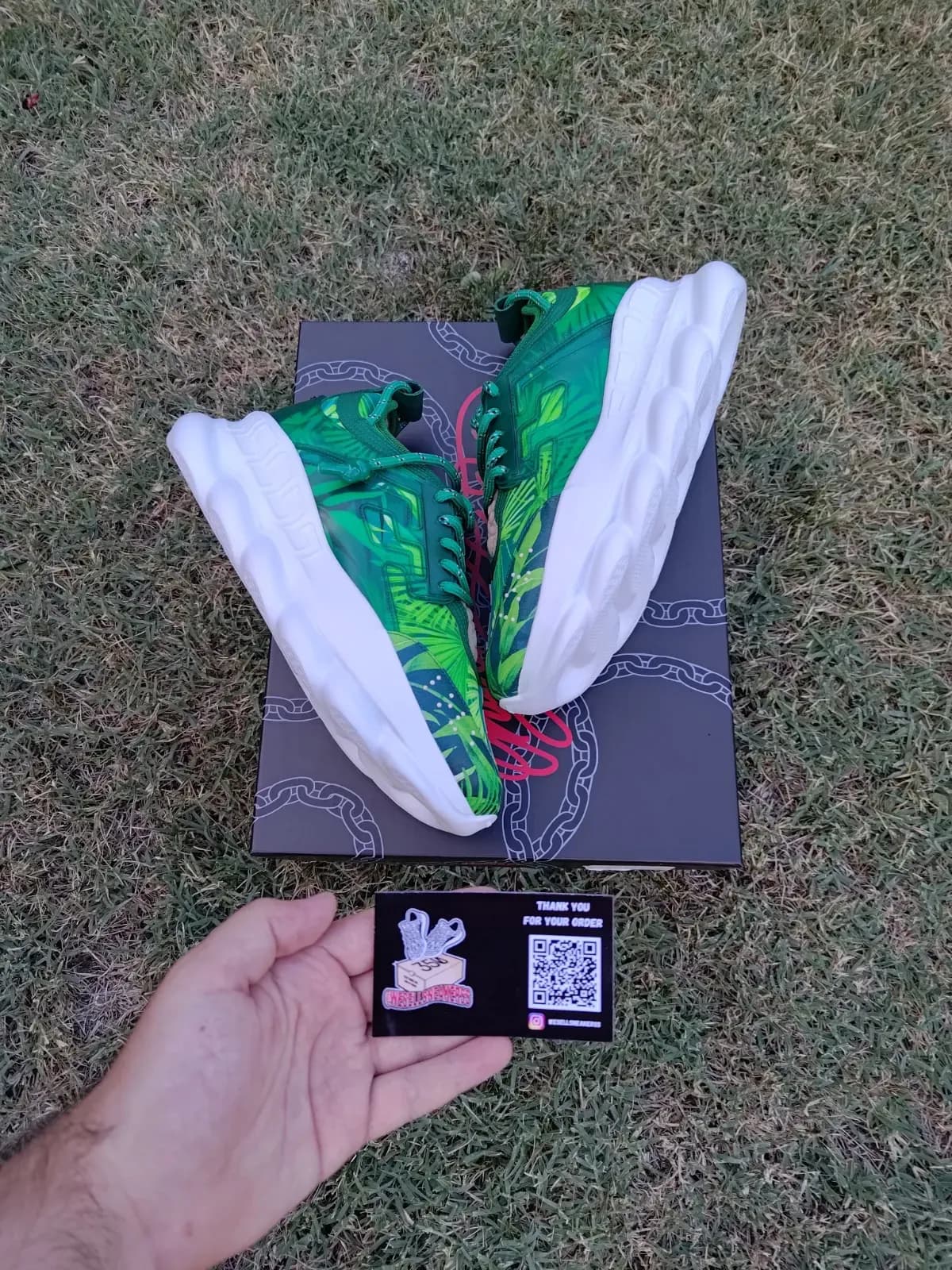 Versace Chain Reaction Black / Multi - imaginea 1