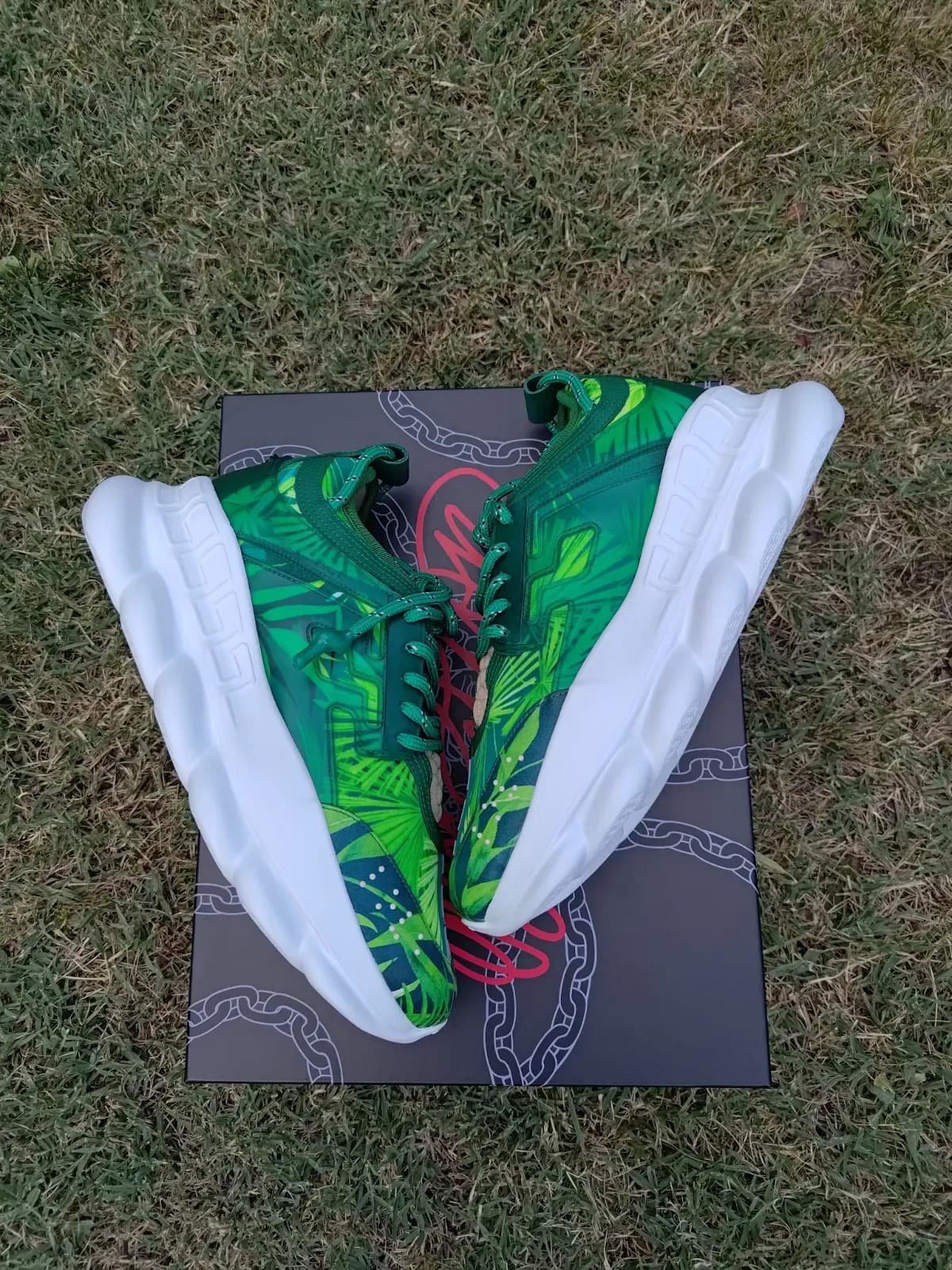Versace Chain Reaction Black / Multi - imaginea 4