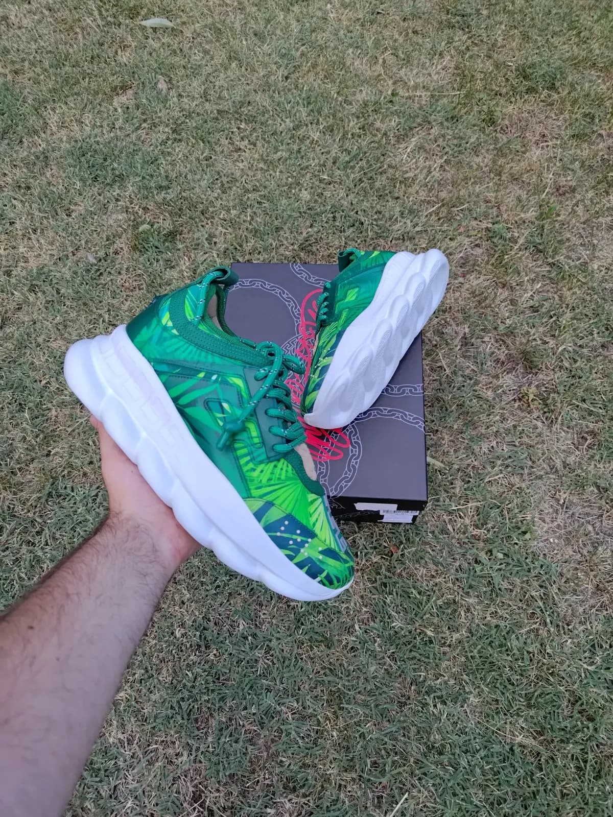 Versace Chain Reaction Black / Multi - imaginea 5