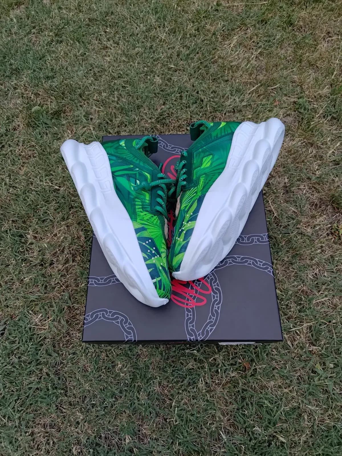 Versace Chain Reaction Black / Multi - imaginea 2