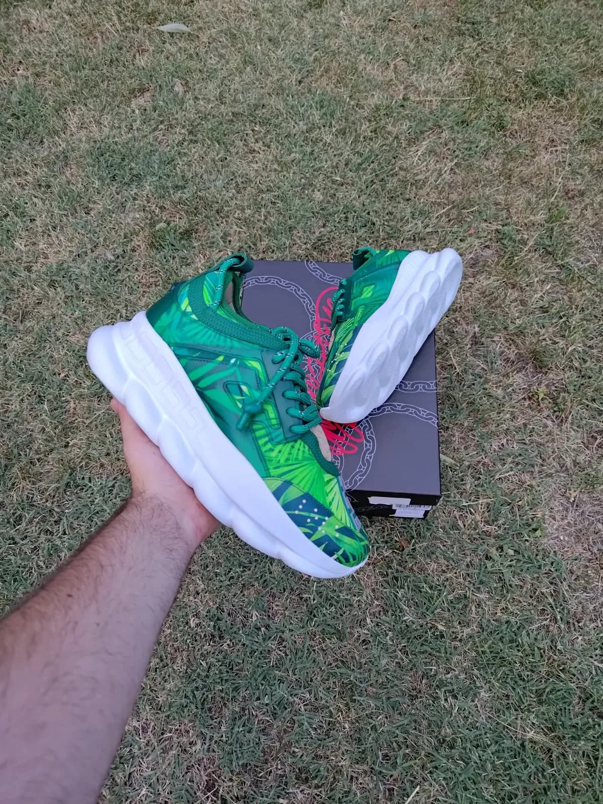 Versace Chain Reaction Black / Multi - imaginea 3