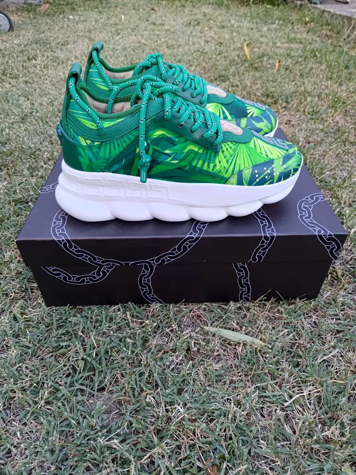 Versace Chain Reaction Black / Multi - imaginea 5