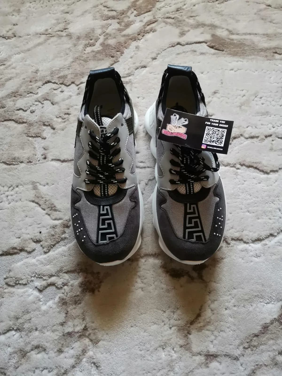 Versace Chain Reaction Black / Multi - imaginea 4
