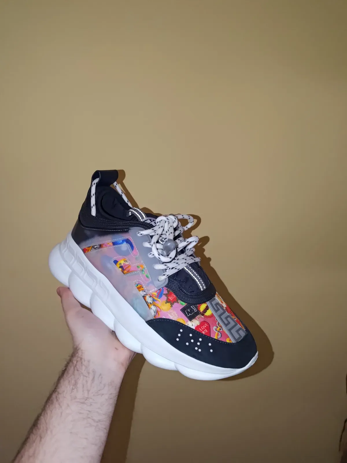 Versace Chain Reaction Black / Multi - imaginea 1