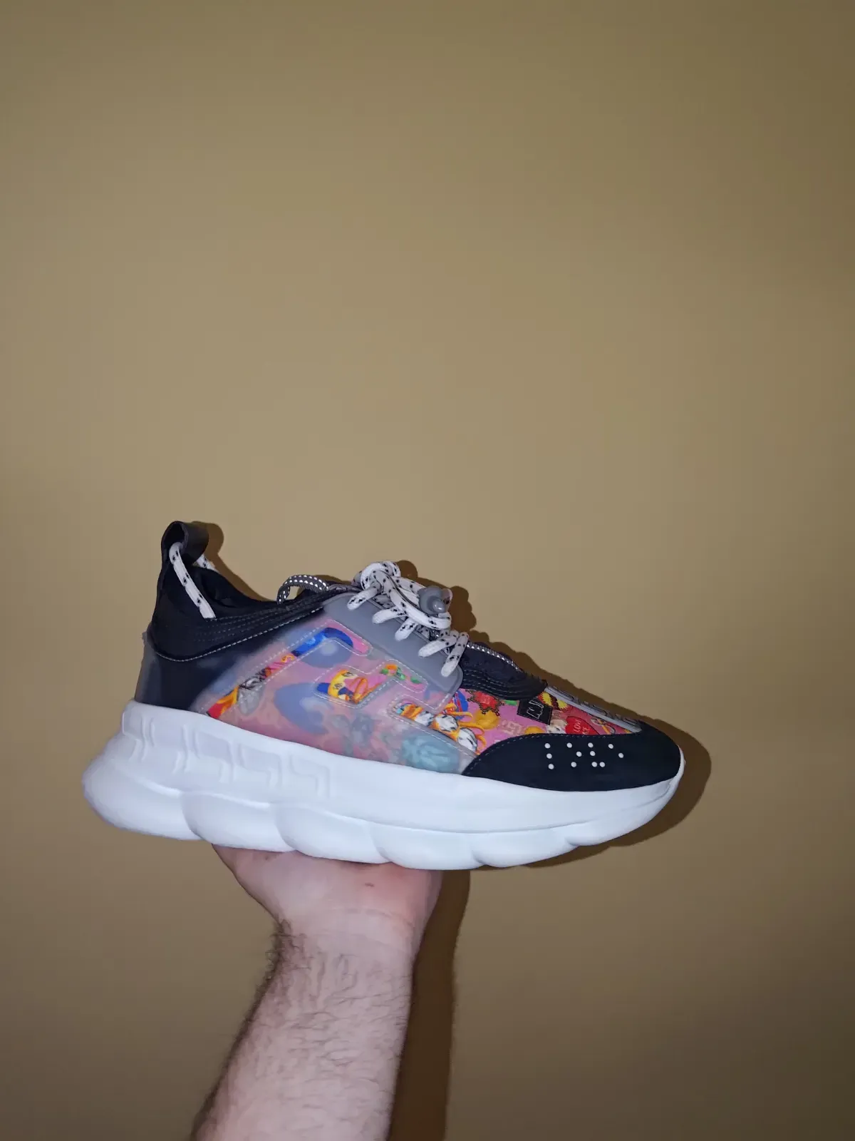 Versace Chain Reaction Black / Multi - imaginea 3