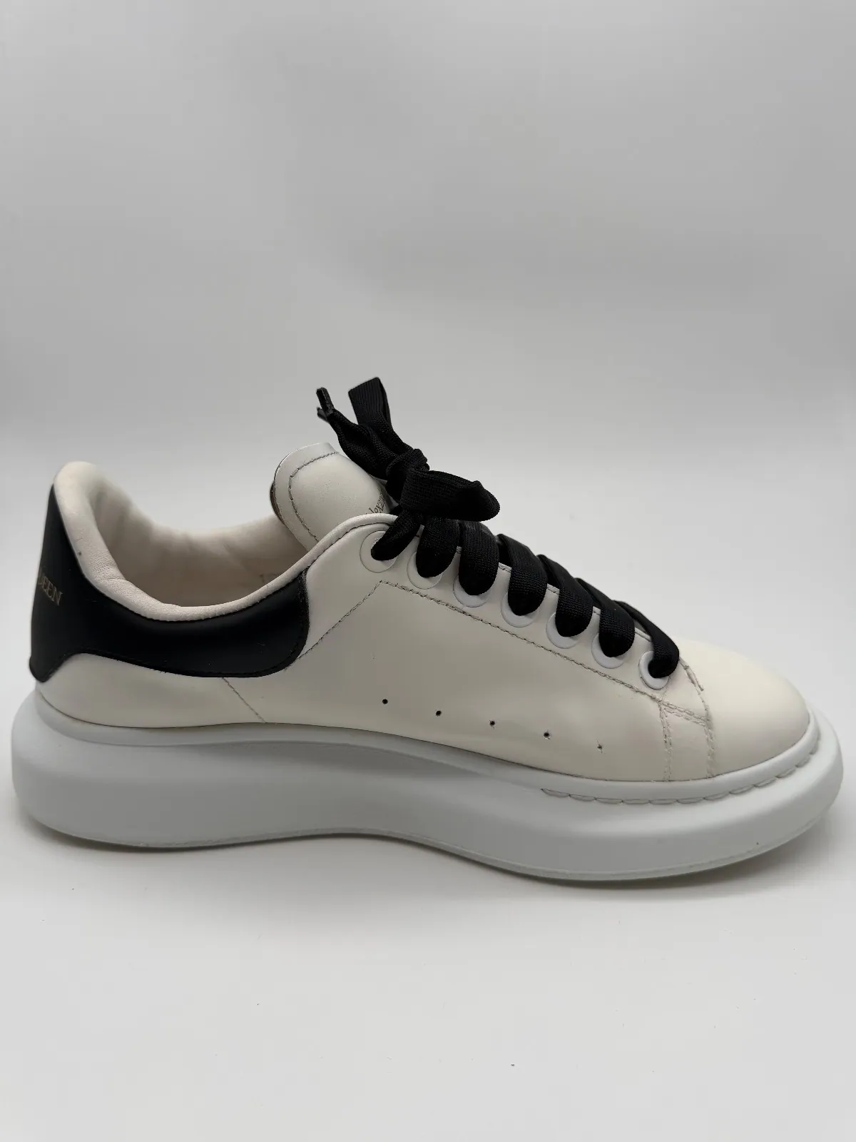 Alexander McQueen Oversized Sneaker White / Black - imaginea 5