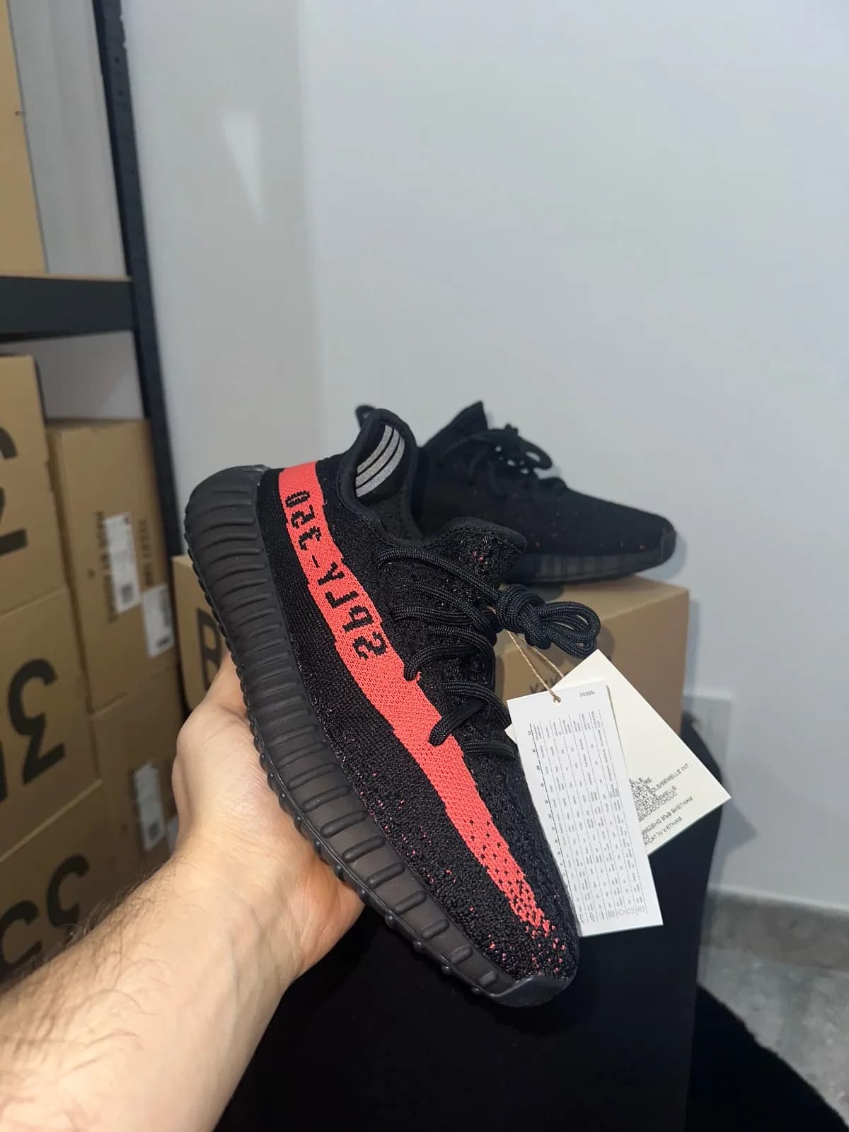 Yeezy Yeezy Boost 350 V2 Core Black Red - imaginea 4